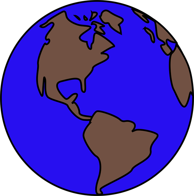 Free earth globe world illustration