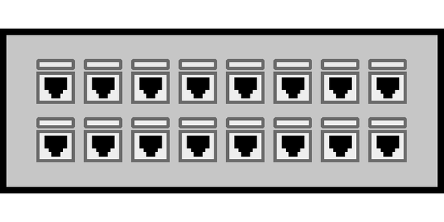 Free network networking panel vector