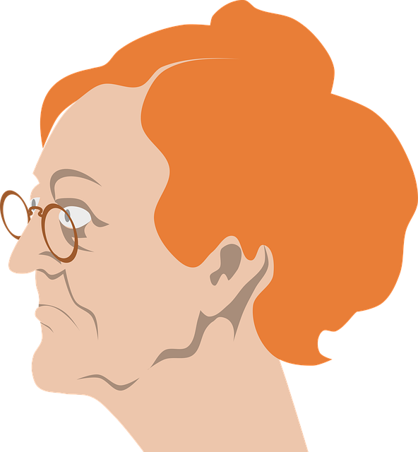 Spinster, Grootmoeder, Streng, Bril