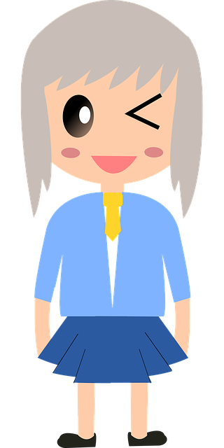 Free girl wink woman vector