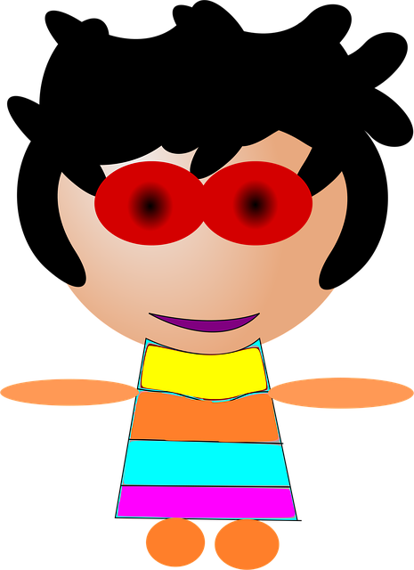Free psycho girl teen vector