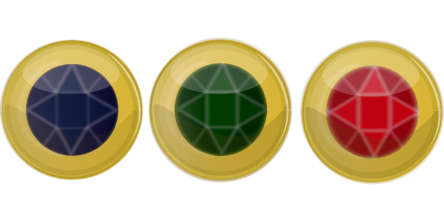 Free buttons jewels diamonds illustration