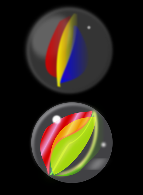 Free marbles balls taws vector
