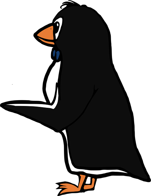 Free tux animal bird vector
