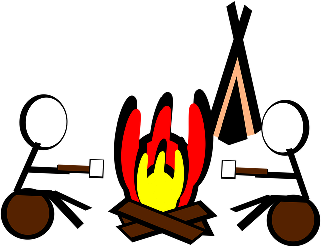 Download free HD stock image of Camp Camping Free camp camping campfire vector
