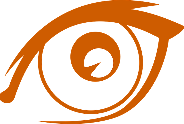 Free eye pupil staring illustration