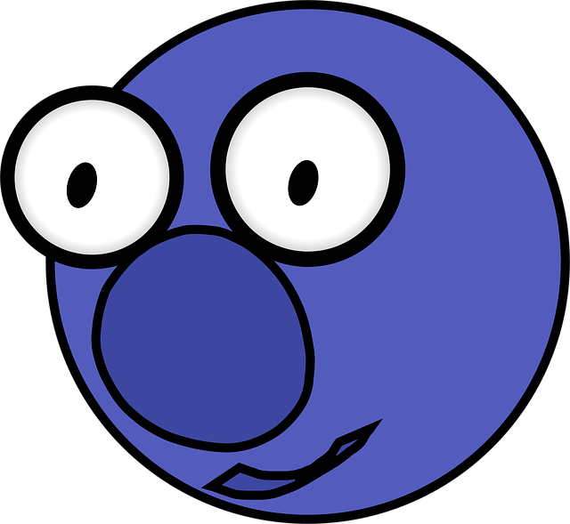 Blaubeere, Gesicht, Obst, Lustig, Smiley