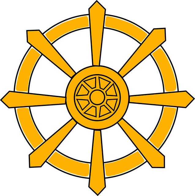 Helm, Ruder, Lenkung, Lenkrad, Buddha