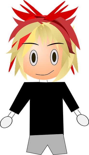 Free anime people boy illustration
