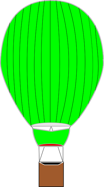 Heißluftballon, Ballon, Schwebend, Grün