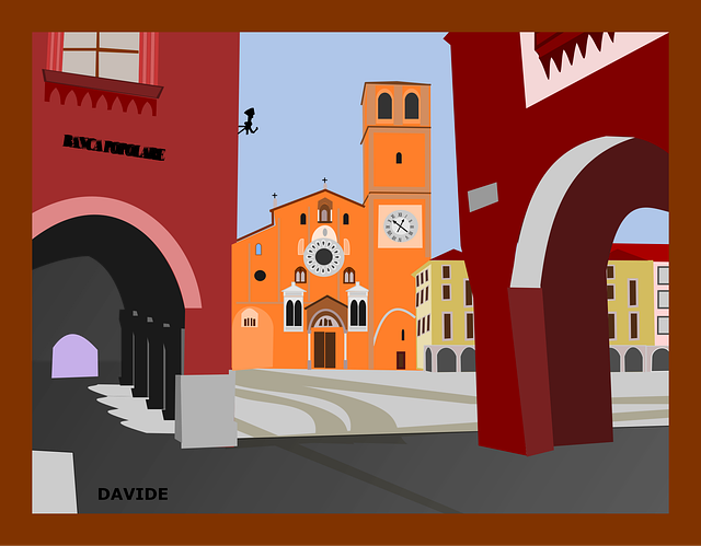 Free plaza italy rome vector
