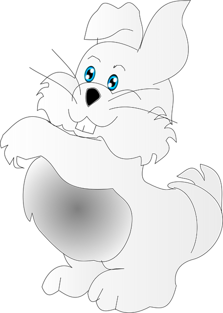Free bunny rabbit hare vector
