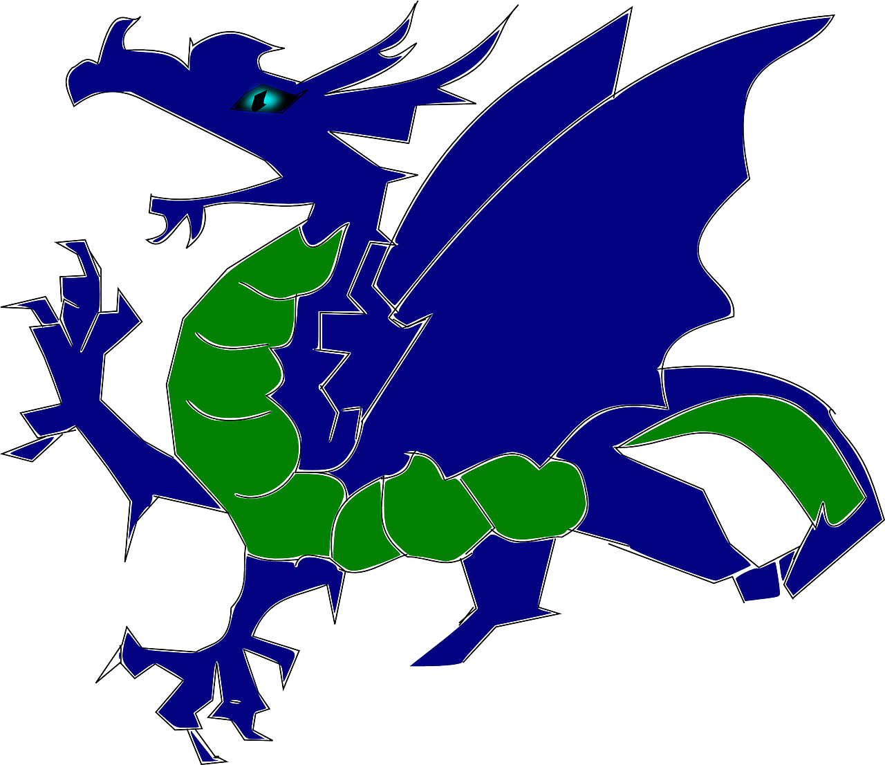 {Fantasy Stencils}11Dragon Oriental