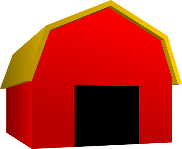 Free barn farm barnyard illustration