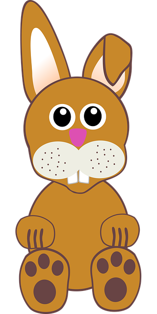 Free bunny rabbit hare vector