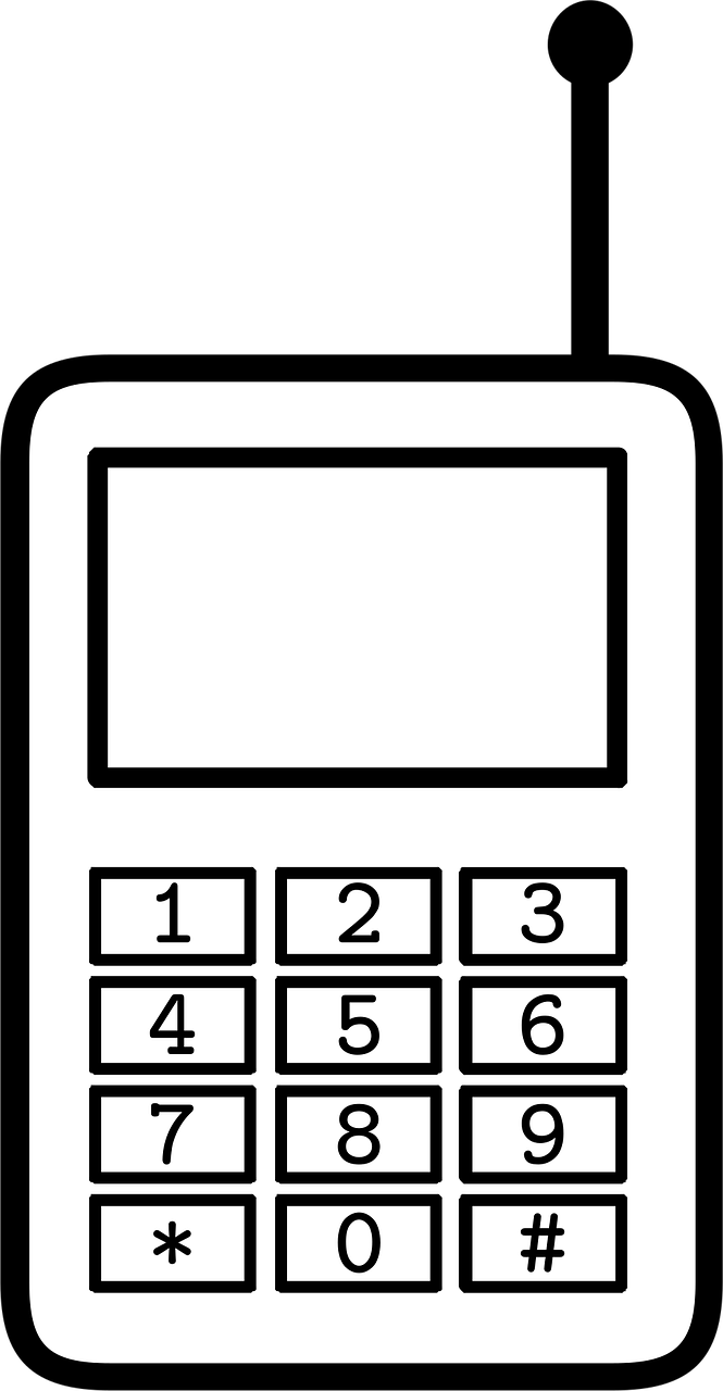 Free cellphone mobile phone cellular telephone vector