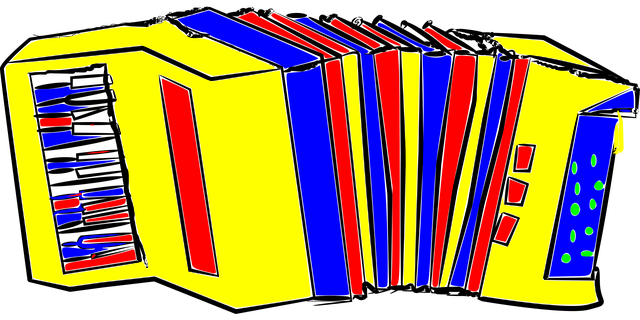 Free accordion concertina polka illustration