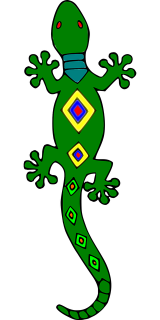 Free gecko lizard iguana vector
