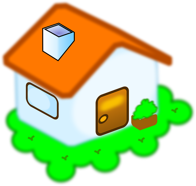 Casa, Techo, Inmuebles, Césped