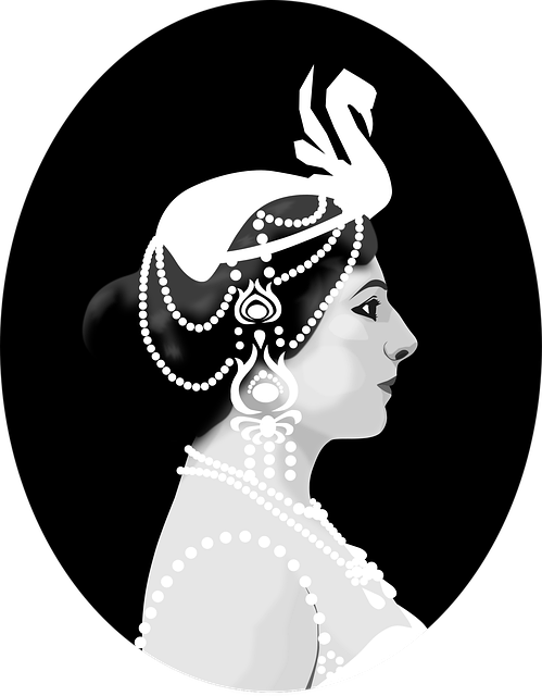 Free lady victorian coronet vector