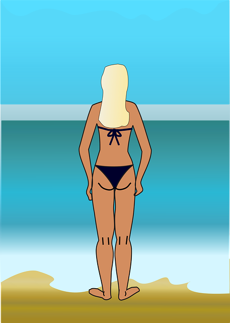 Bikini, Playa, Niña, Relajación, Recurso