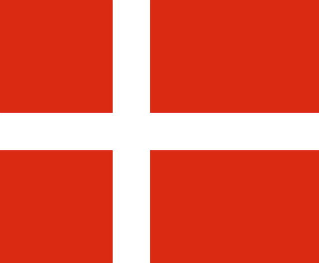 Free denmark danish flag illustration