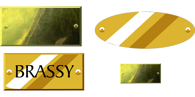 Free doorplates signs labels vector