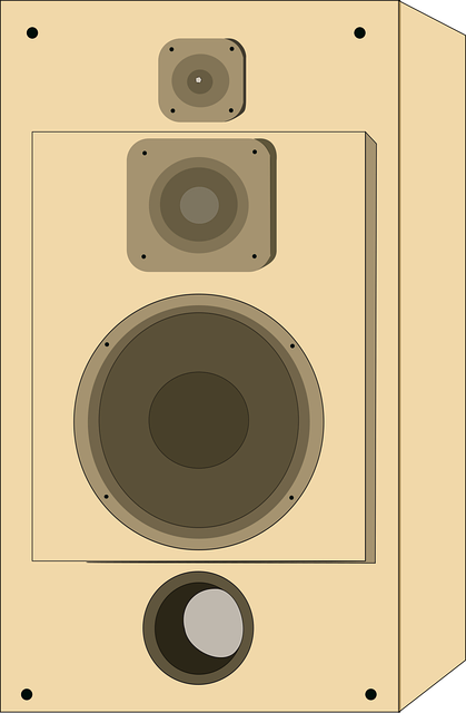 Free speaker high fidelity hi-fi vector