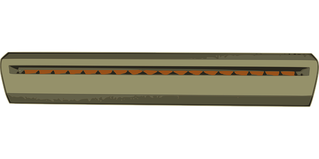 Free radiator heater warm vector