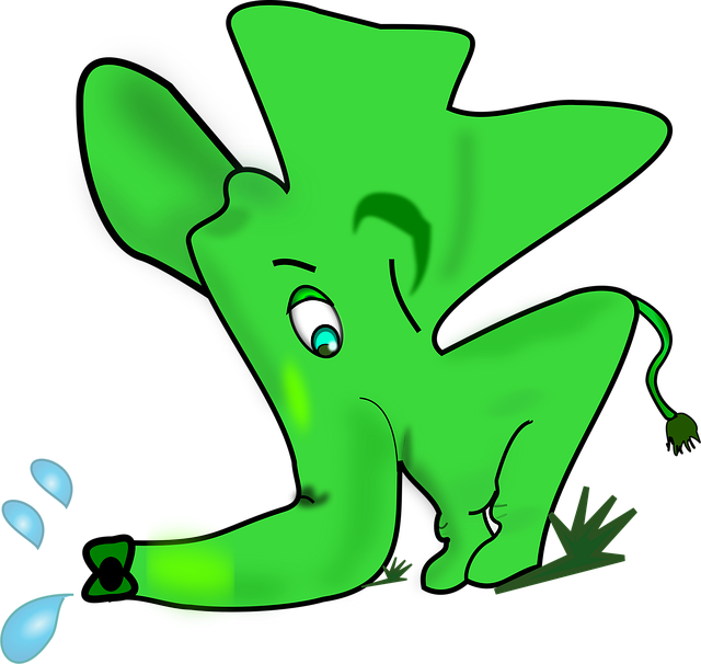 Free elephant abstract animal vector