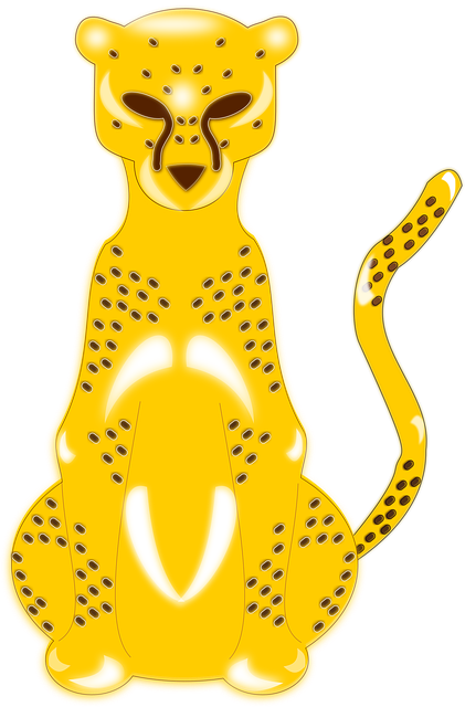 Free cheetah pet hunting-leopard vector