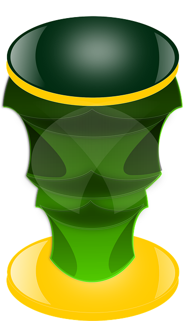 Free cup exotic gold illustration