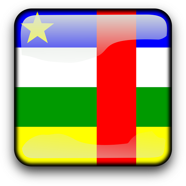 Centraal Afrikaanse Republiek, Vlag