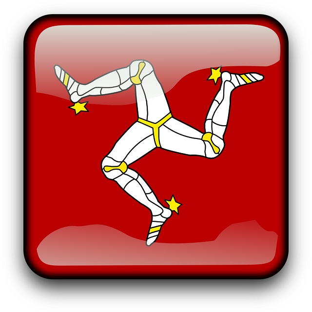 Free isle of man flag country illustration