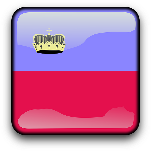 Free liechtenstein flag country vector