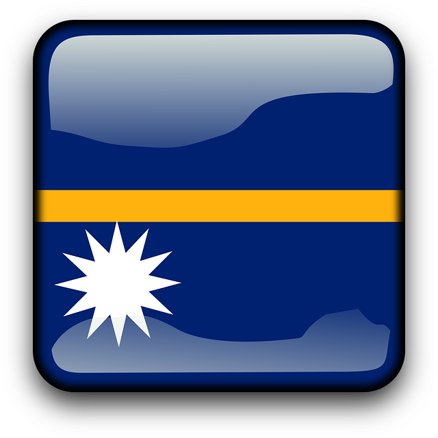 Free nauru flag country vector