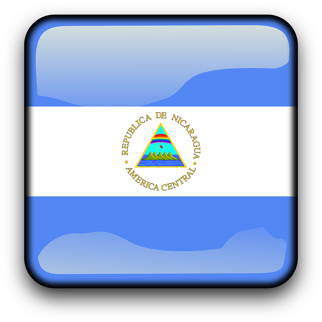 Nicaragua, Flagge, Land