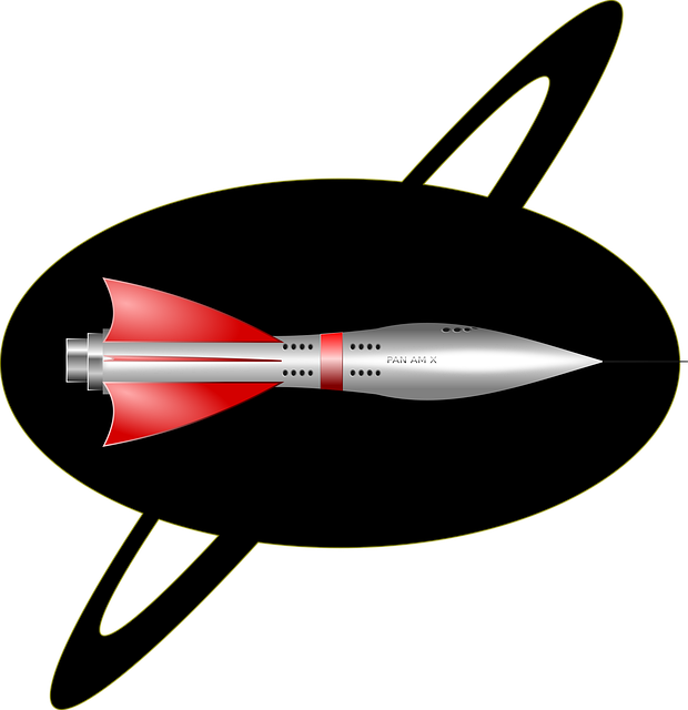 Free rocket space satellite vector