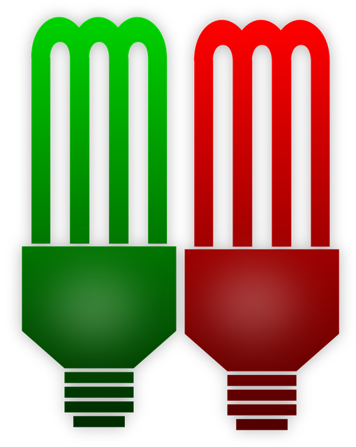 Free bulbs eco electric vector