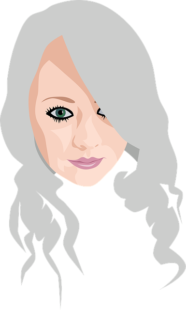 Free beauty blonde doll illustration