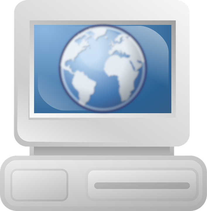 Computer Mit Rechner Icon Rechner Desktop - Kostenlose Vektorgrafik auf Pixabay