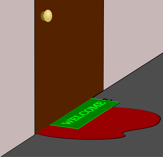 Free door floor murder vector