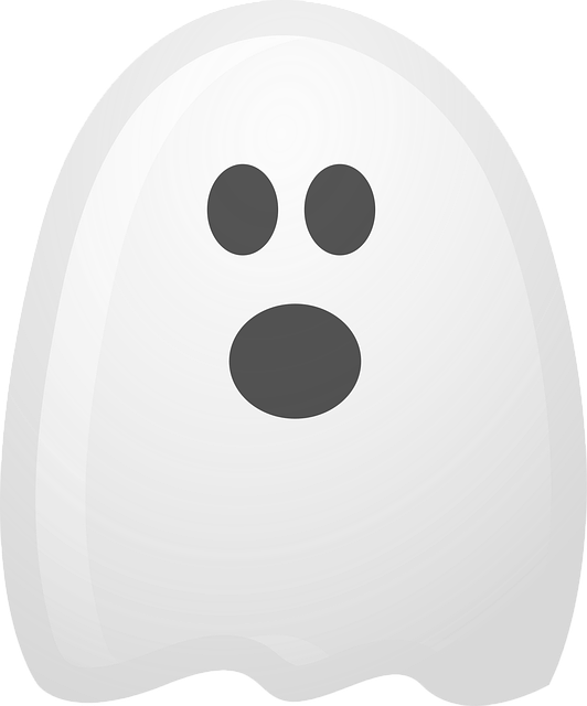 Free ghost spooky white vector