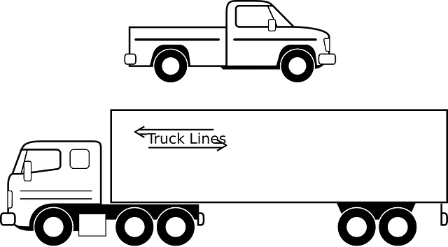 Free pickup truck lorry vector