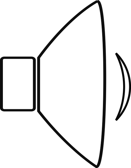 Free quiet sound speaker vector