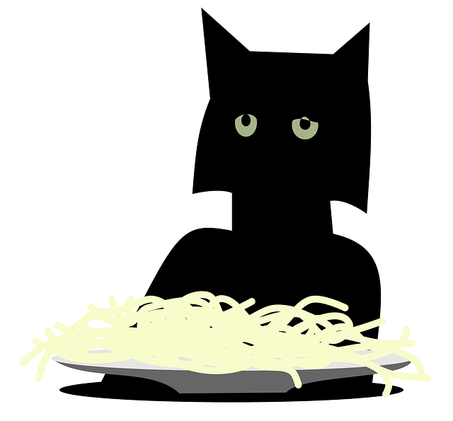 Free cat diner hungry vector