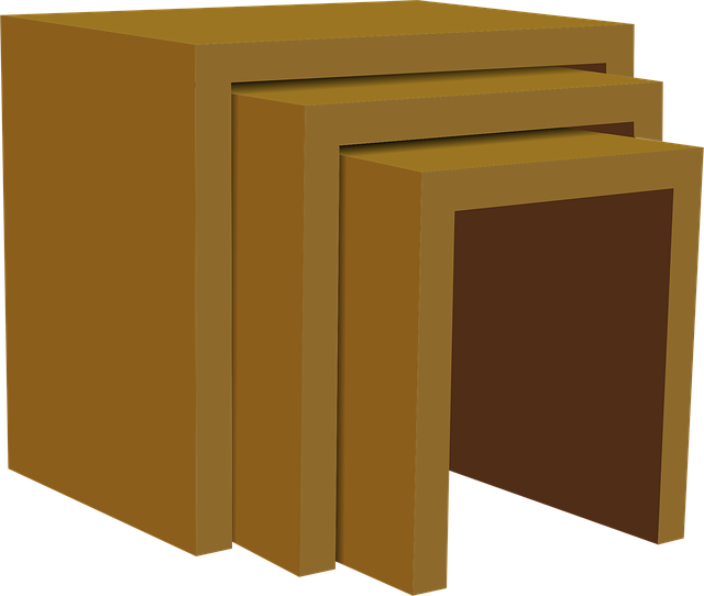 Free furniture table practical vector