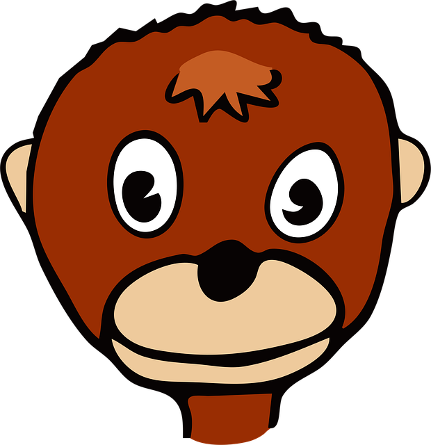 Download free HD stock image of Monkey Head Free monkey head nature vector