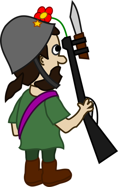 Free man soldier fighter illustration