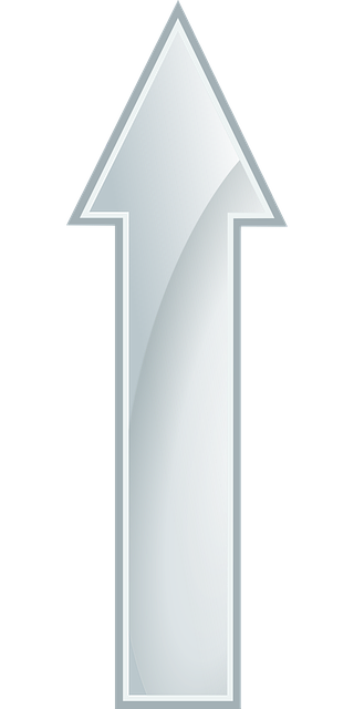 Free arrow glossy gray vector